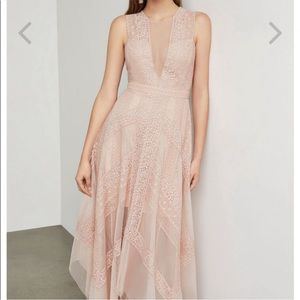 BCBG Blush Andi Handkerchief Dress